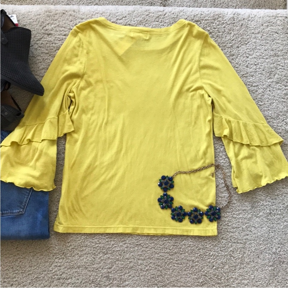 Anthropologie Chelsea Ruffles Tee by t. la - Picture 8 of 8